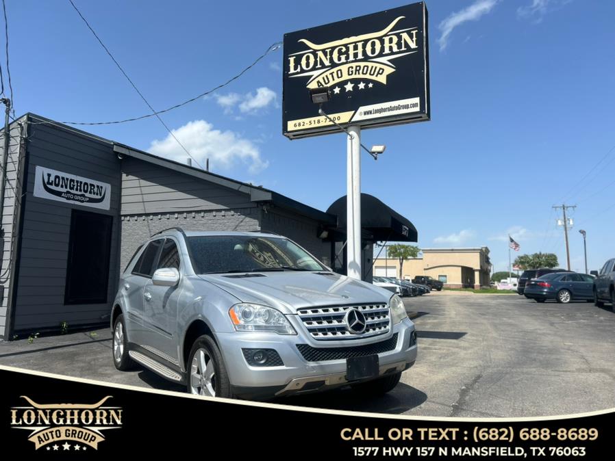2009 Mercedes-Benz M-Class 4MATIC 4dr 3.5L, available for sale in Mansfield, Texas | Longhorn Auto Group. Mansfield, Texas