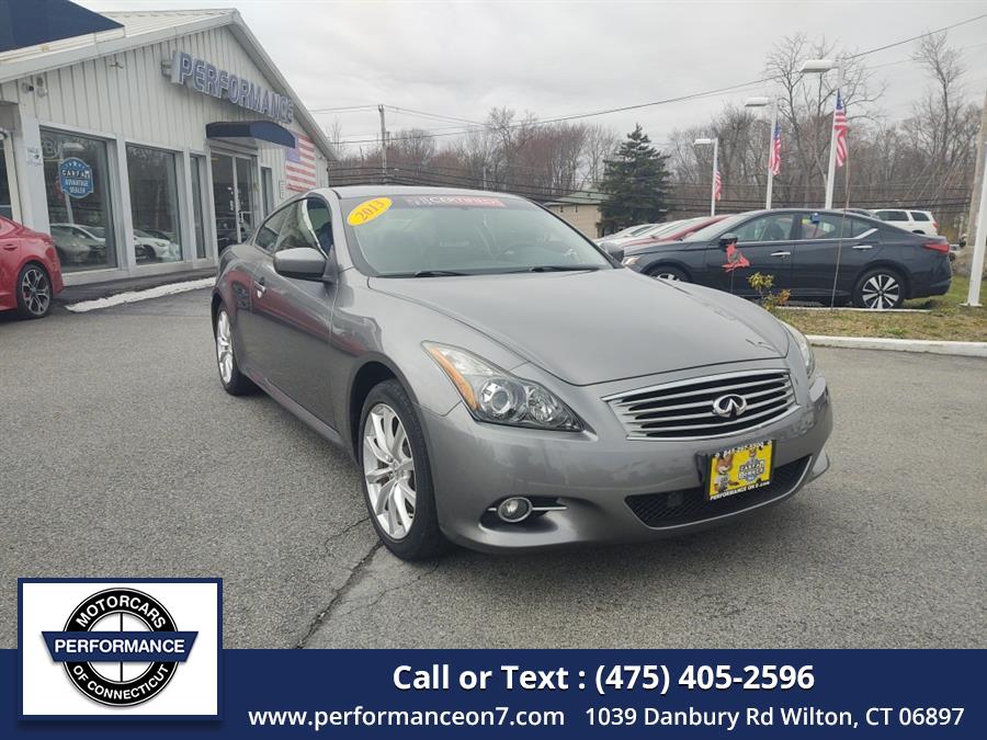 Used 2013 Infiniti G37 Coupe in Wilton, Connecticut | Performance Motor Cars Of Connecticut LLC. Wilton, Connecticut