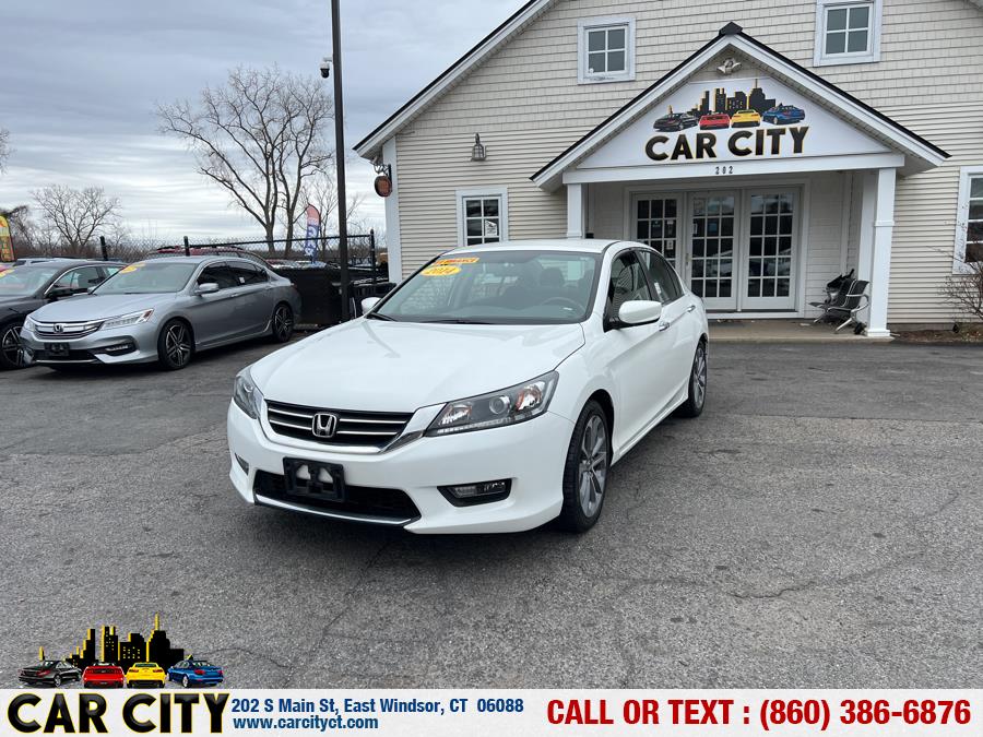 2014 Honda Accord Sedan 4dr I4 CVT Sport, available for sale in East Windsor, Connecticut | Car City LLC. East Windsor, Connecticut