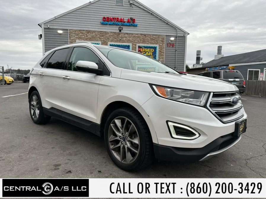 2015 Ford Edge 4dr Titanium FWD, available for sale in East Windsor, Connecticut | Central A/S LLC. East Windsor, Connecticut