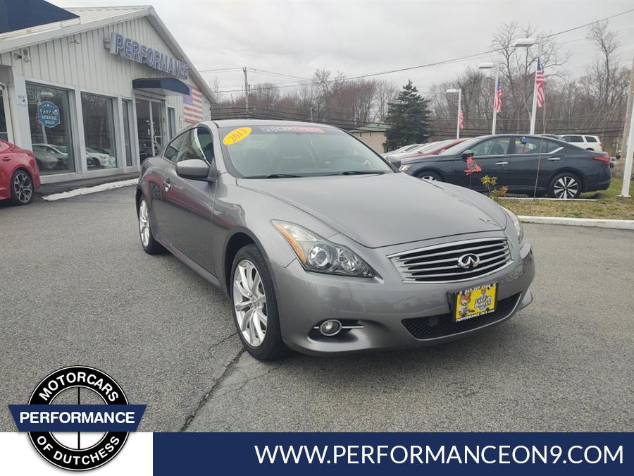 2013 Infiniti G37 Coupe 2dr x AWD, available for sale in Wappingers Falls, New York | Performance Motor Cars. Wappingers Falls, New York