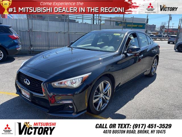Used 2021 Infiniti Q50 in Bronx, New York | Victory Mitsubishi and Pre-Owned Super Center. Bronx, New York