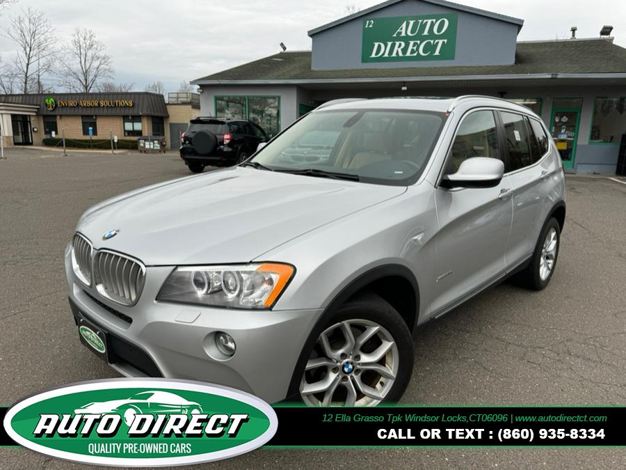 2011 BMW X3 AWD 4dr 35i, available for sale in Windsor Locks, Connecticut | Auto Direct LLC. Windsor Locks, Connecticut