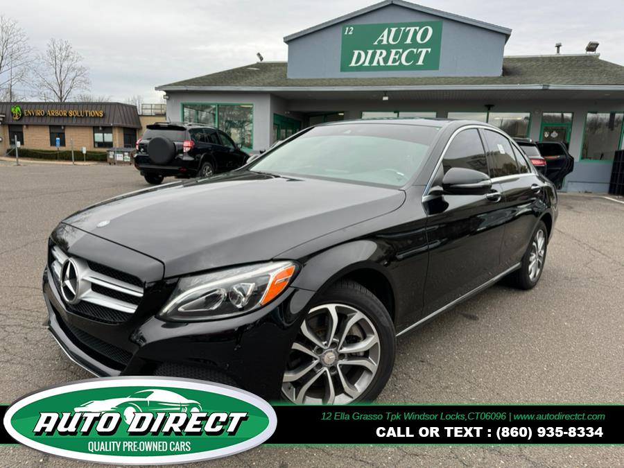 2017 Mercedes-Benz C-Class C 300 4MATIC Sedan with Luxury Pkg, available for sale in Windsor Locks, Connecticut | Auto Direct LLC. Windsor Locks, Connecticut