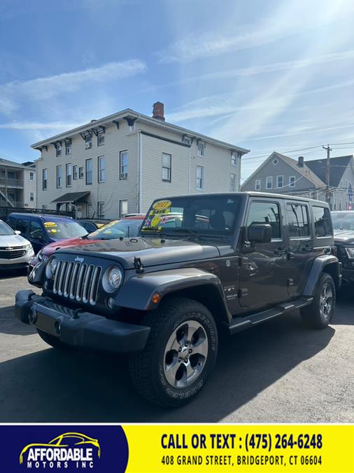 2017 Jeep Wrangler Unlimited Sahara 4x4, available for sale in Bridgeport, Connecticut | Affordable Motors Inc. Bridgeport, Connecticut