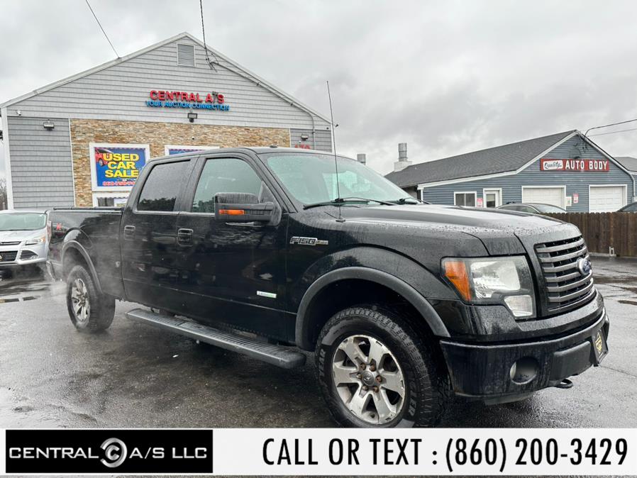 2011 Ford F-150 4WD SuperCrew 145" XLT, available for sale in East Windsor, Connecticut | Central A/S LLC. East Windsor, Connecticut