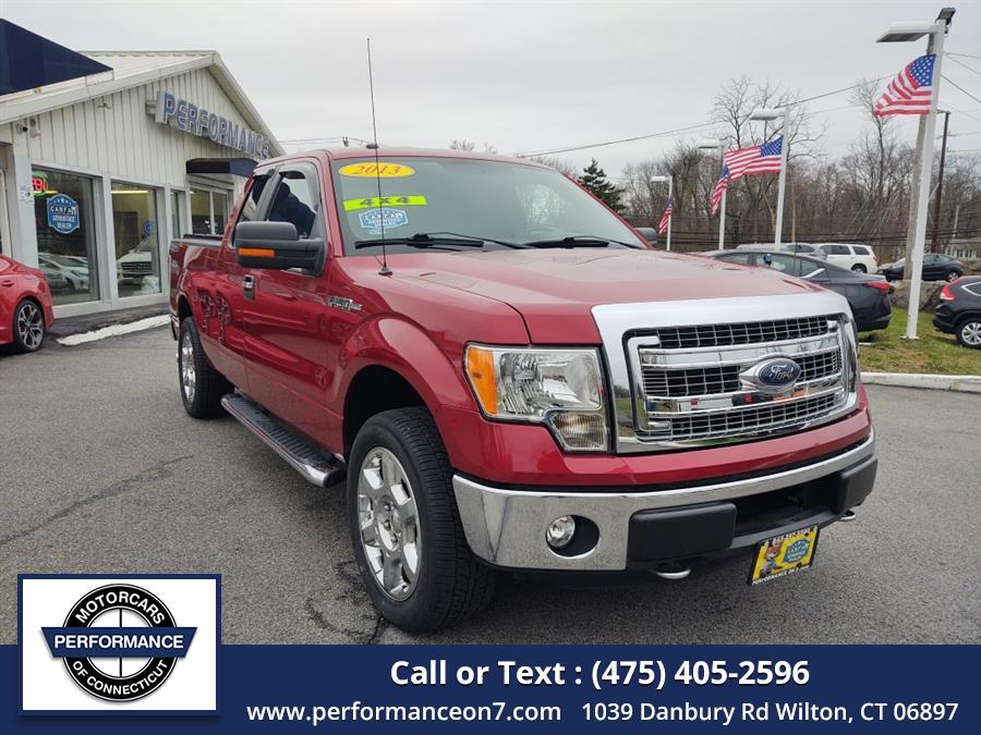 2013 Ford F-150 4WD SuperCab 145" XLT, available for sale in Wilton, Connecticut | Performance Motor Cars Of Connecticut LLC. Wilton, Connecticut