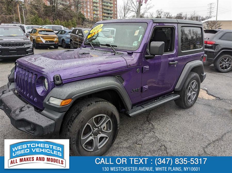 2023 Jeep Wrangler Sport, available for sale in White Plains, New York | Apex Westchester Used Vehicles. White Plains, New York
