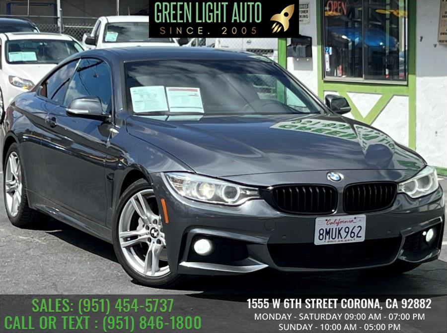 2017 BMW 4 Series 430i Coupe SULEV, available for sale in Corona, California | Green Light Auto. Corona, California