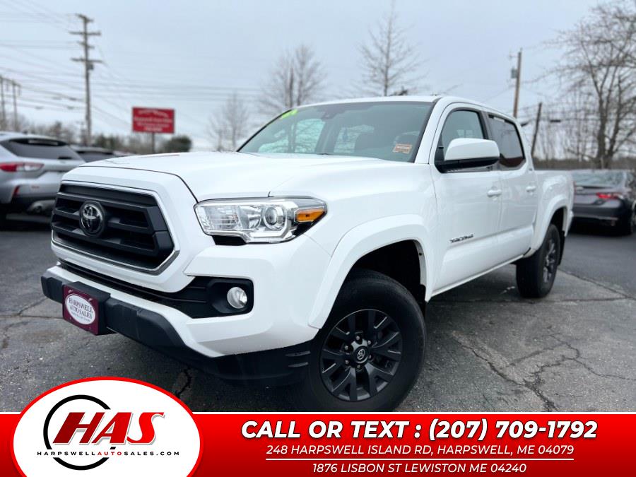 2021 Toyota Tacoma 4WD SR5 Double Cab 5'' Bed V6 AT (Natl), available for sale in Harpswell, Maine | Harpswell Auto Sales Inc. Harpswell, Maine