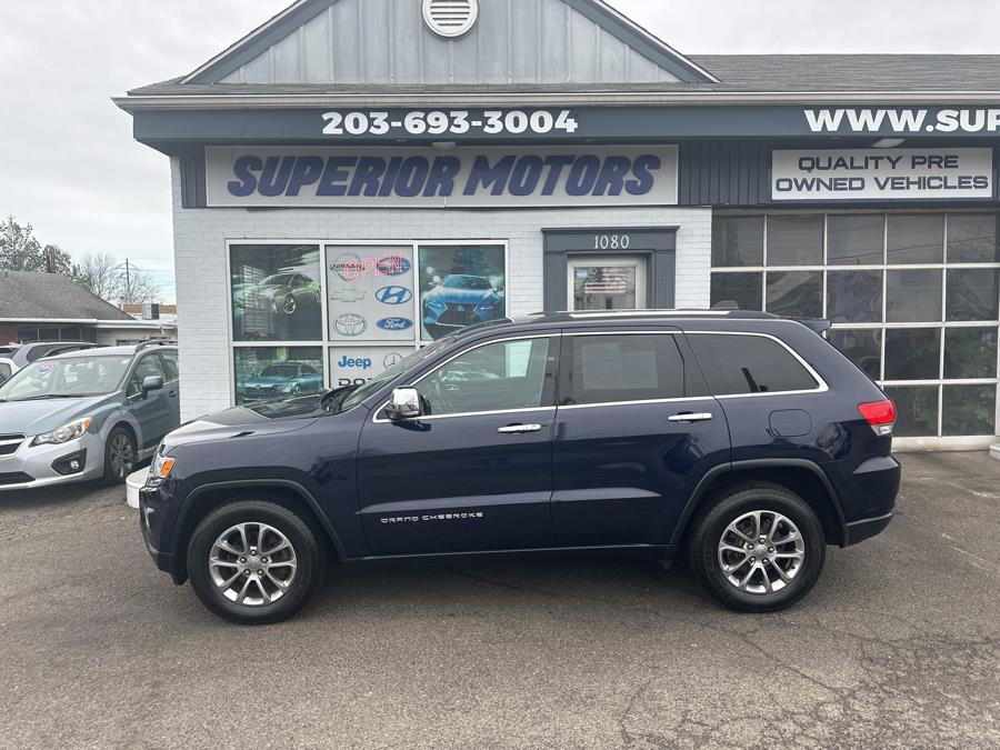 2014 JEEP GRAND CHEROKEE LIMITED 4WD 4dr Limited, available for sale in Milford, Connecticut | Superior Motors LLC. Milford, Connecticut