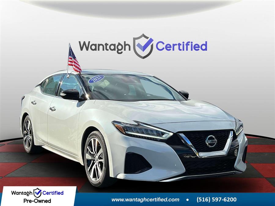 2021 Nissan Maxima SV 3.5L, available for sale in Wantagh, New York | Wantagh Certified. Wantagh, New York