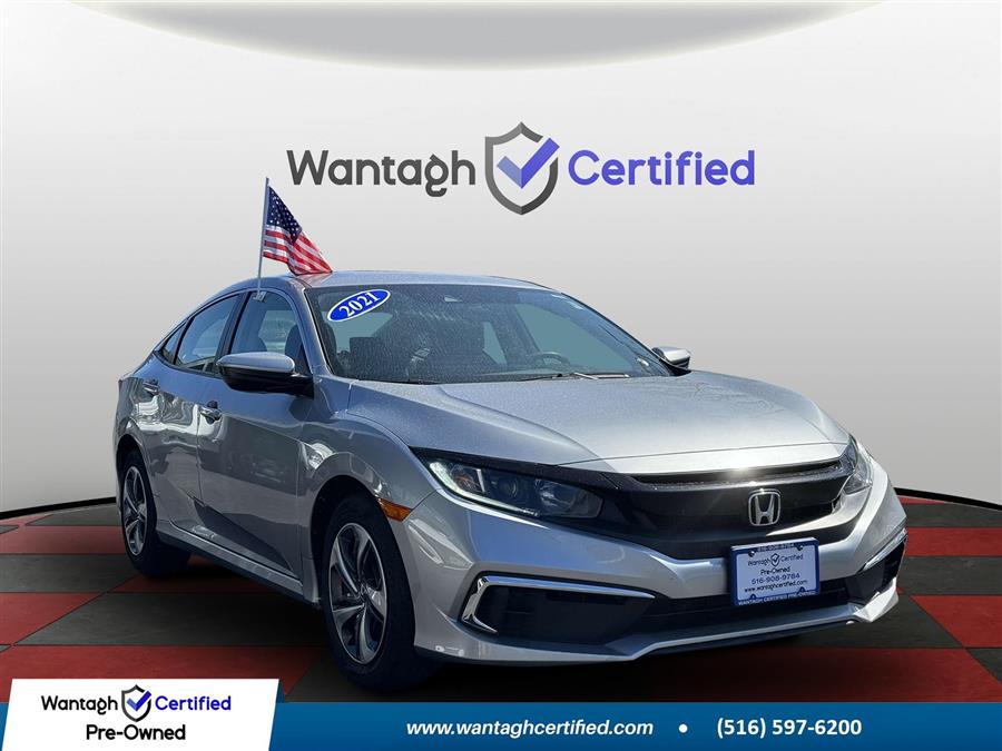 2021 Honda Civic Sedan LX CVT, available for sale in Wantagh, New York | Wantagh Certified. Wantagh, New York