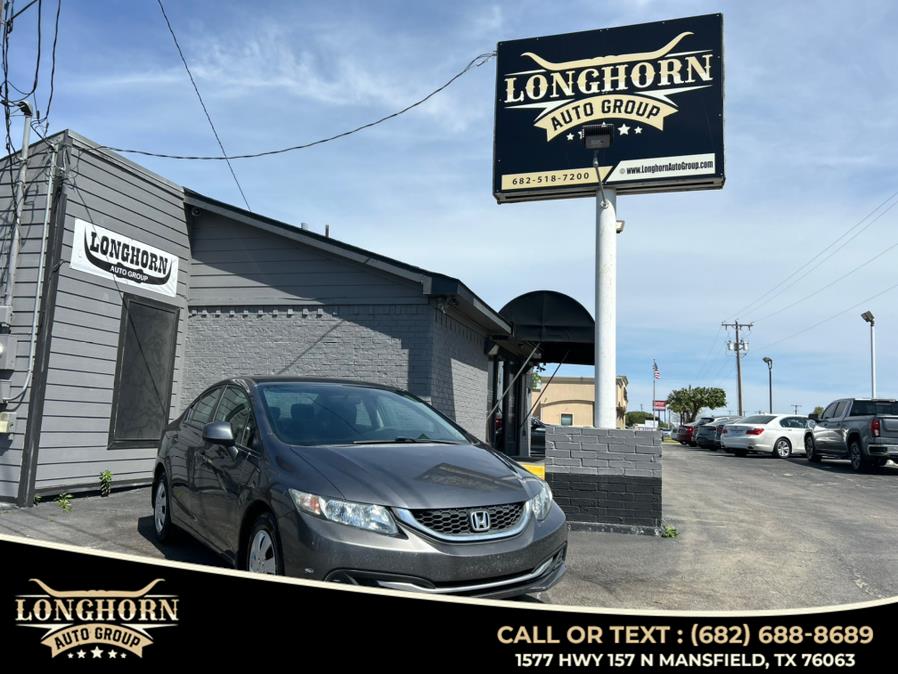 Used 2013 Honda Civic Sdn in Mansfield, Texas | Longhorn Auto Group. Mansfield, Texas