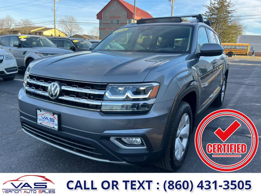 2018 Volkswagen Atlas 3.6L V6 SEL 4MOTION, available for sale in Manchester, Connecticut | Vernon Auto Sale & Service. Manchester, Connecticut