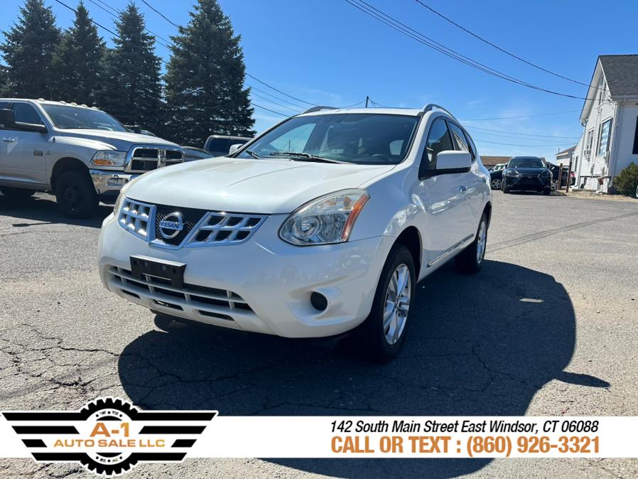 2012 Nissan Rogue AWD 4dr SV, available for sale in East Windsor, Connecticut | A1 Auto Sale LLC. East Windsor, Connecticut