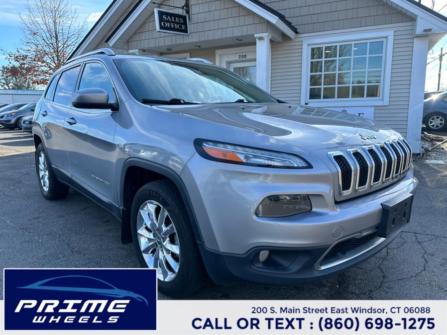 2015 Jeep Cherokee 4WD 4dr Limited, available for sale in East Windsor, Connecticut | Prime Wheels. East Windsor, Connecticut