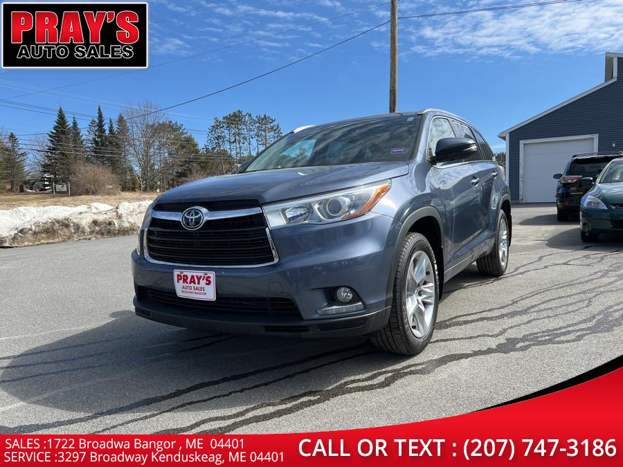2015 Toyota Highlander AWD 4dr V6 Limited (Natl), available for sale in Bangor , Maine | Pray's Auto Sales . Bangor , Maine
