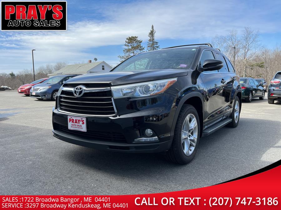 2014 Toyota Highlander FWD 4dr V6  Limited (Natl), available for sale in Bangor , Maine | Pray's Auto Sales . Bangor , Maine