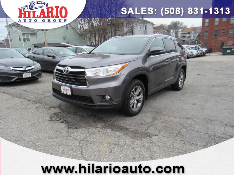 2015 Toyota Highlander XLE, available for sale in Worcester, Massachusetts | Hilario's Auto Sales Inc.. Worcester, Massachusetts