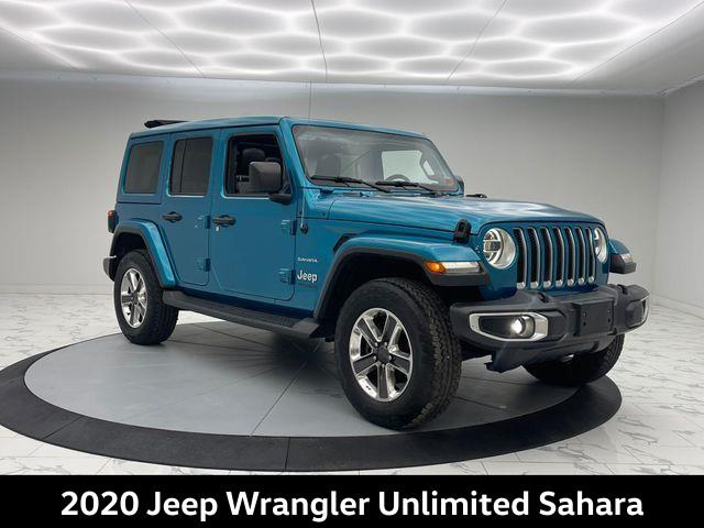 2020 Jeep Wrangler Unlimited Sahara, available for sale in Bronx, New York | Eastchester Motor Cars. Bronx, New York