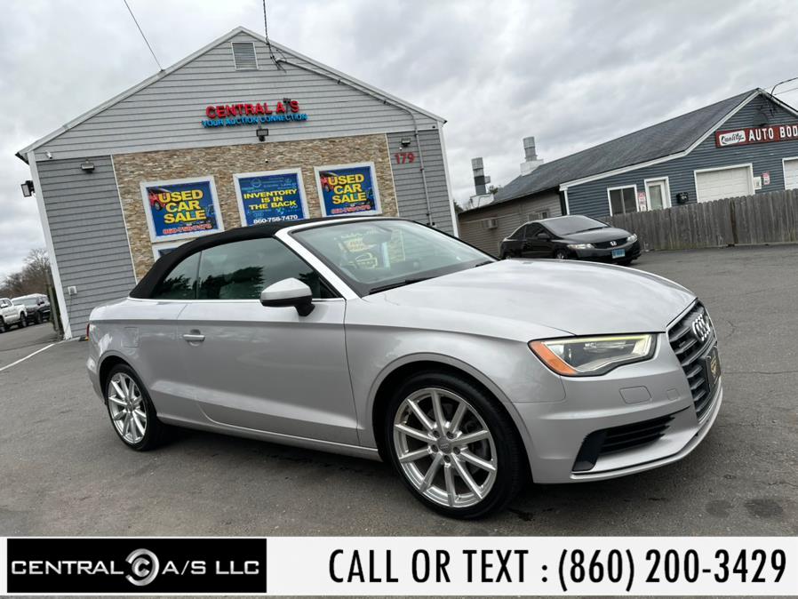 2015 Audi A3 2dr Cabriolet quattro 2.0T Premium, available for sale in East Windsor, Connecticut | Central A/S LLC. East Windsor, Connecticut