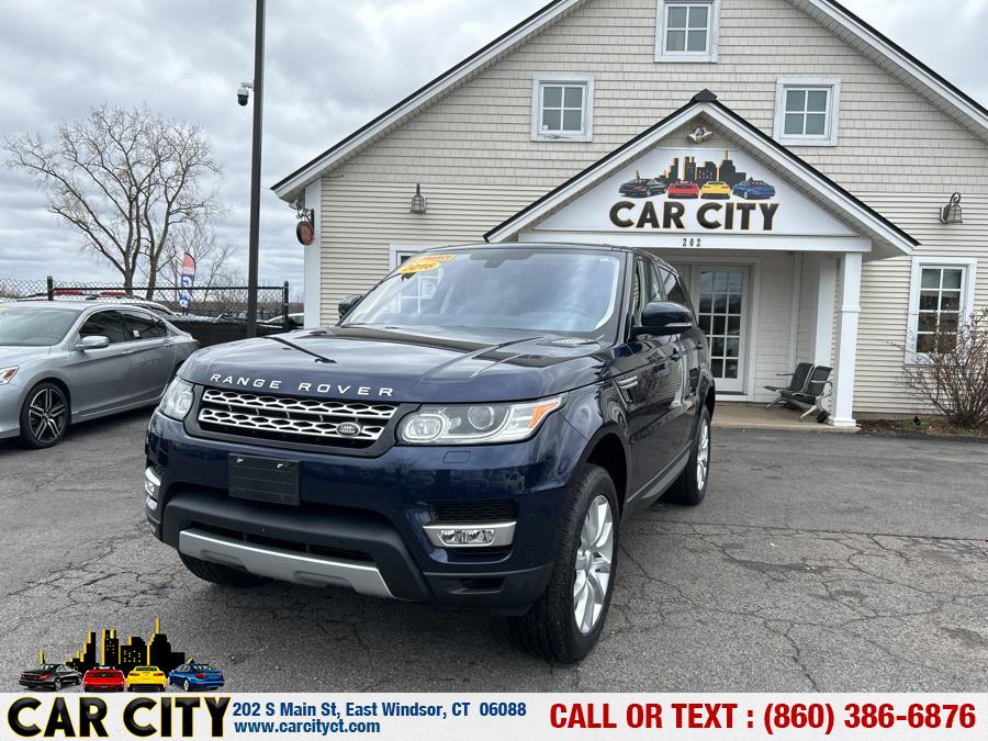 2016 Land Rover Range Rover Sport 4WD 4dr V6 HSE, available for sale in East Windsor, Connecticut | Car City LLC. East Windsor, Connecticut