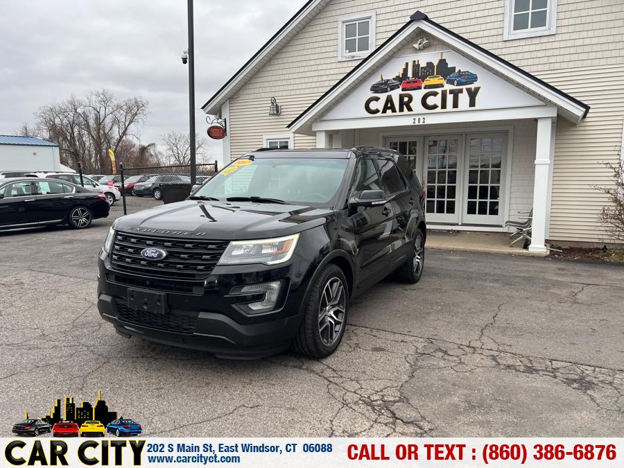 2017 Ford Explorer Sport 4WD, available for sale in East Windsor, Connecticut | Car City LLC. East Windsor, Connecticut