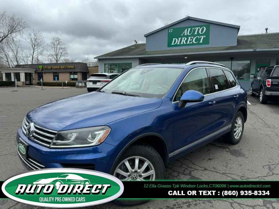 2016 Volkswagen Touareg 4dr V6 Sport w/Technology, available for sale in Windsor Locks, Connecticut | Auto Direct LLC. Windsor Locks, Connecticut