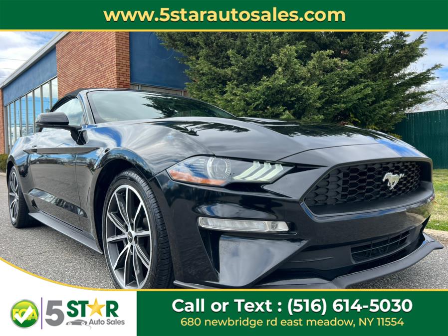 2019 Ford Mustang EcoBoost Convertible, available for sale in East Meadow, New York | 5 Star Auto Sales Inc. East Meadow, New York