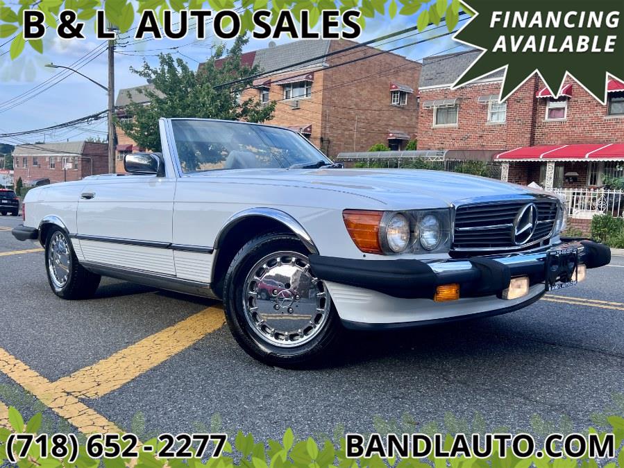 1986 Mercedes-Benz 560SL 2dr Roadster, available for sale in Bronx, New York | B & L Auto Sales LLC. Bronx, New York