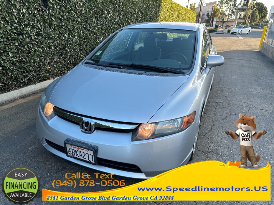 2007 Honda Civic Sdn 4dr AT LX, available for sale in Garden Grove, California | Speedline Motors. Garden Grove, California