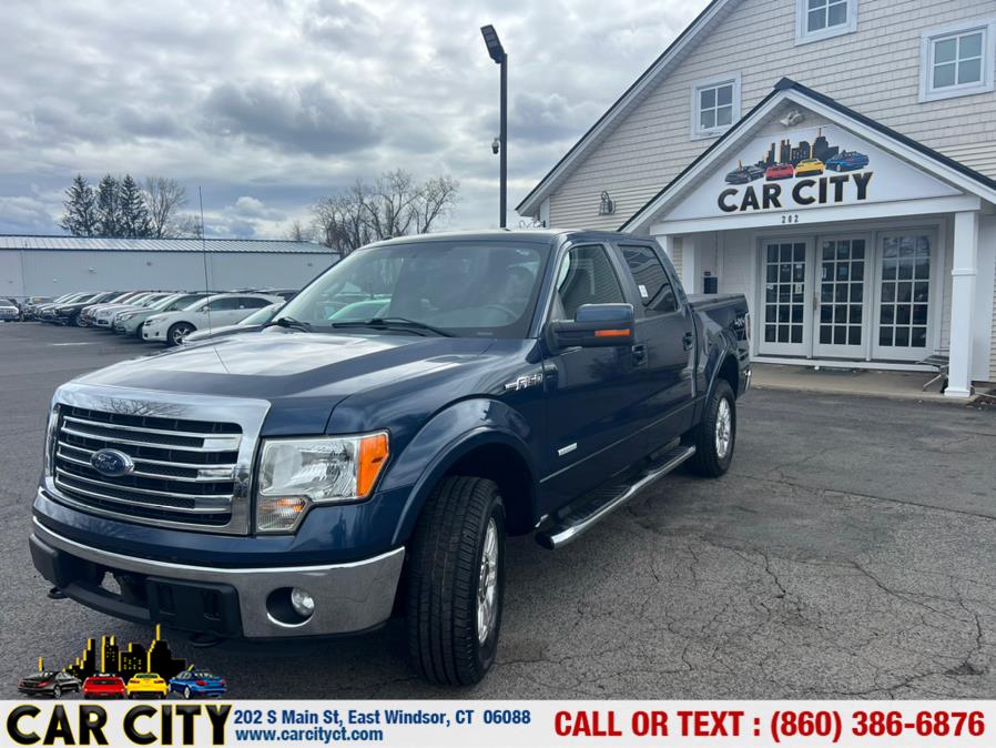2013 Ford F-150 4WD SuperCrew 145" Lariat, available for sale in East Windsor, Connecticut | Car City LLC. East Windsor, Connecticut