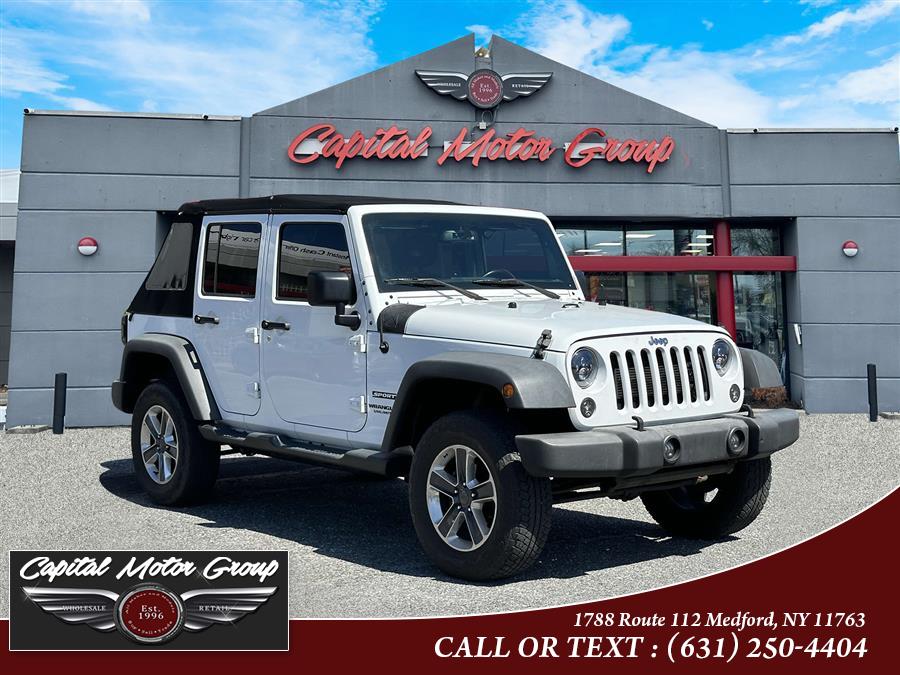 2016 Jeep Wrangler Unlimited 4WD 4dr Sport, available for sale in Medford, New York | Capital Motor Group Inc. Medford, New York