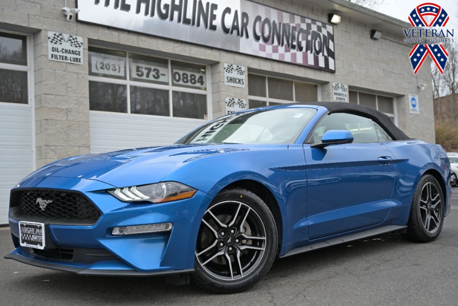 Used Ford Mustang EcoBoost Premium Convertible 2021 | Highline Car Connection. Waterbury, Connecticut