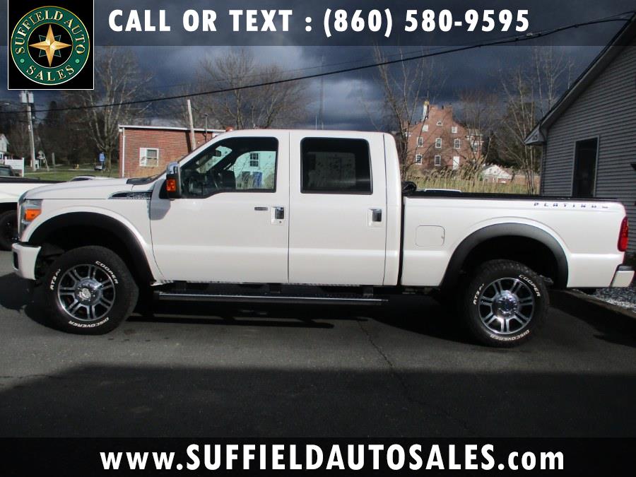 2015 Ford Super Duty F-250 SRW 4WD Crew Cab 156" Platinum, available for sale in Suffield, Connecticut | Suffield Auto LLC. Suffield, Connecticut