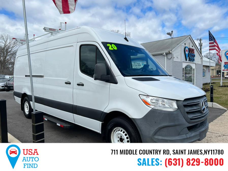 2020 Mercedes-Benz Sprinter Cargo Van 2500 High Roof I4 Gas 170" RWD, available for sale in Saint James, New York | USA Auto Find. Saint James, New York