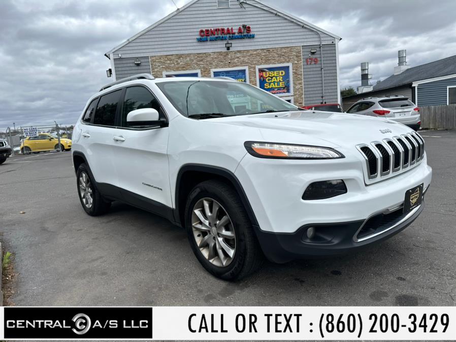 2018 Jeep Cherokee Limited 4x4, available for sale in East Windsor, Connecticut | Central A/S LLC. East Windsor, Connecticut