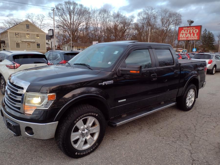2013 Ford F-150 4WD SuperCrew 145" Lariat, available for sale in Chicopee, Massachusetts | Matts Auto Mall LLC. Chicopee, Massachusetts