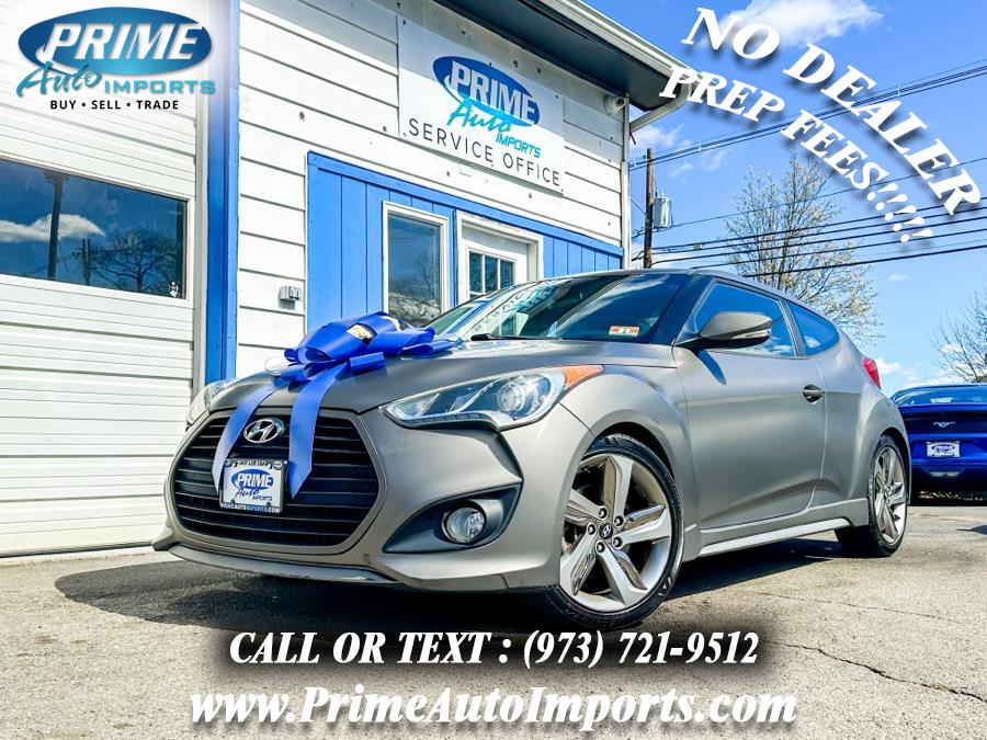 Used Hyundai Veloster 3dr Cpe Auto Turbo w/Blue Int 2013 | Prime Auto Imports. Bloomingdale, New Jersey