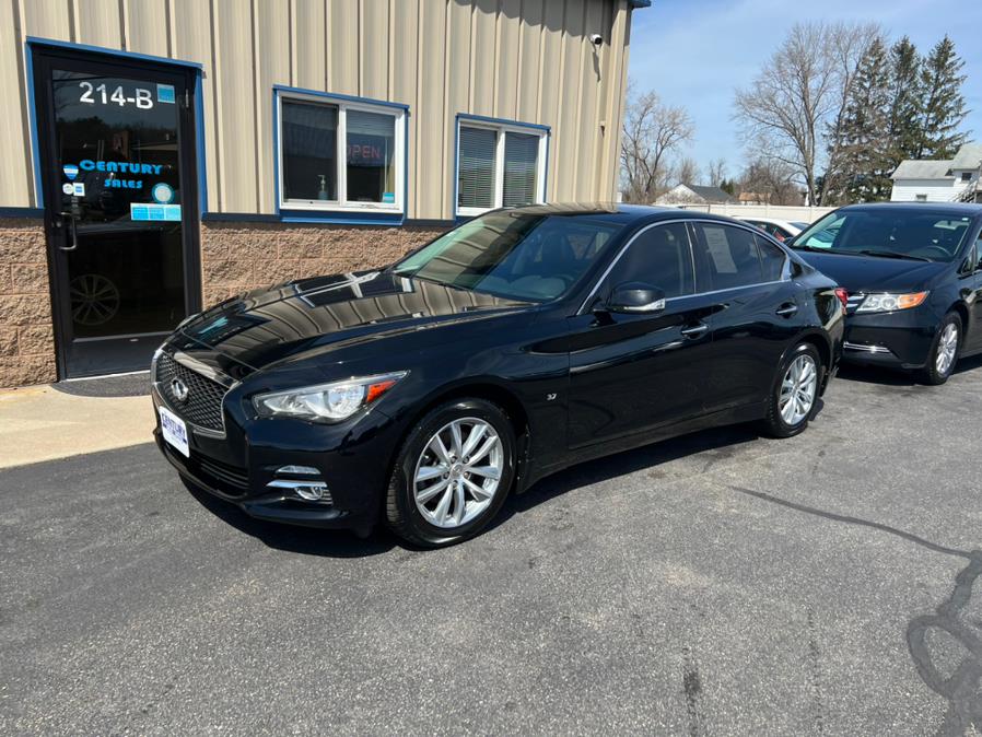 2015 INFINITI Q50 4dr Sdn Premium AWD, available for sale in East Windsor, Connecticut | Century Auto And Truck. East Windsor, Connecticut