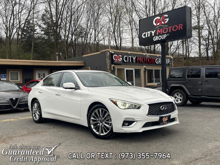2021 INFINITI Q50 3.0t LUXE AWD, available for sale in Haskell, New Jersey | City Motor Group Inc.. Haskell, New Jersey