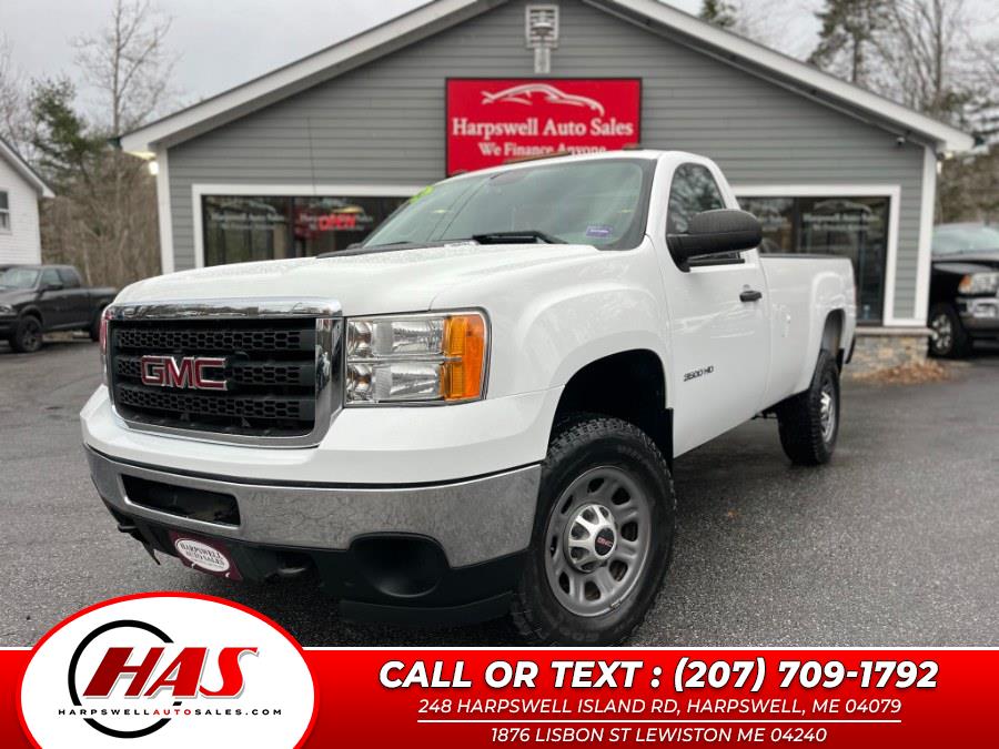 2014 GMC Sierra 3500HD 4WD Reg Cab 133.7" Work Truck, available for sale in Harpswell, Maine | Harpswell Auto Sales Inc. Harpswell, Maine