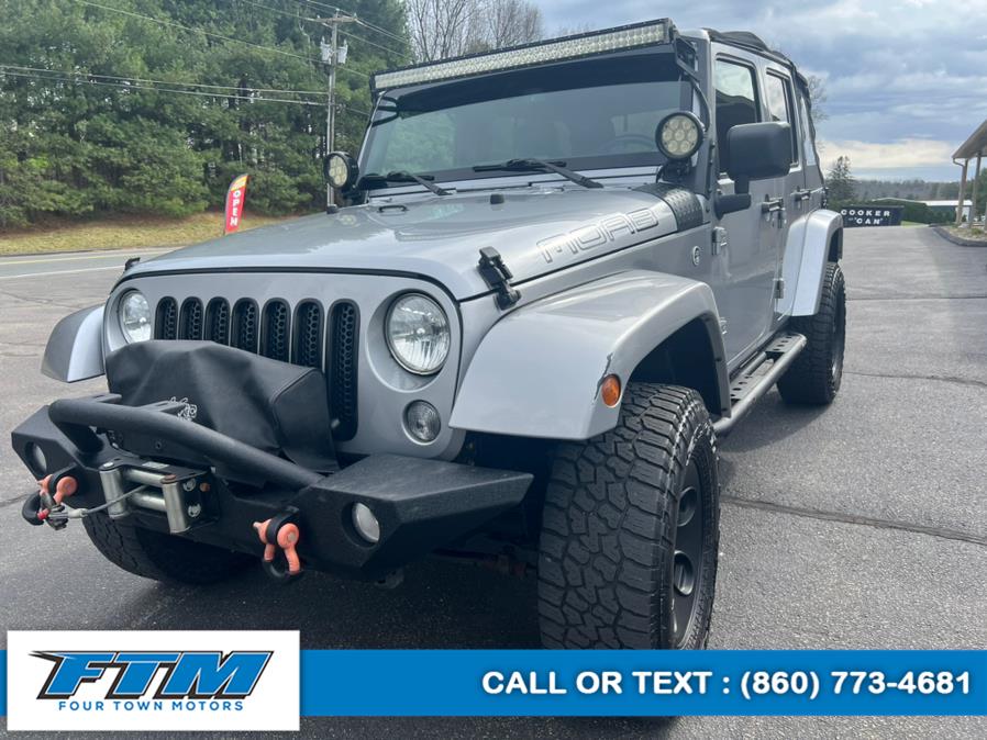 2015 Jeep Wrangler Unlimited 4WD 4dr Sahara, available for sale in Somers, Connecticut | Four Town Motors LLC. Somers, Connecticut