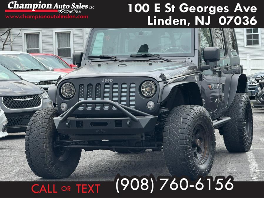 2017 Jeep Wrangler Unlimited Sport 4x4, available for sale in Linden, New Jersey | Champion Auto Sales. Linden, New Jersey