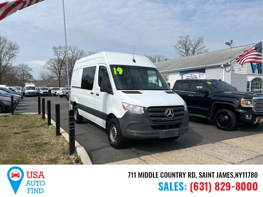 2019 Mercedes-Benz Sprinter Crew Van 2500 High Roof V6 144" RWD, available for sale in Saint James, New York | USA Auto Find. Saint James, New York