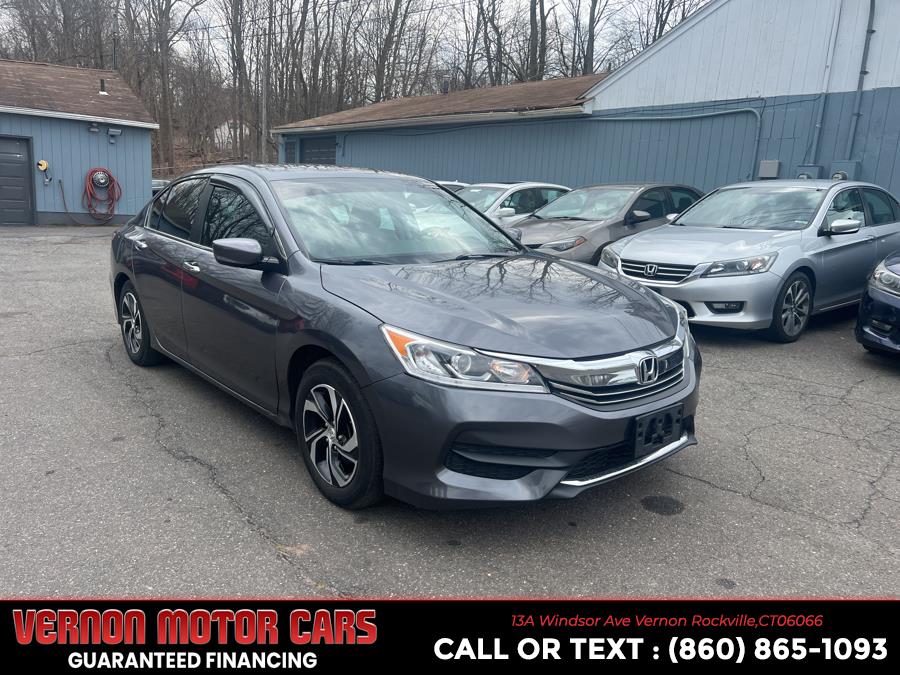 2017 Honda Accord Sedan LX CVT, available for sale in Vernon Rockville, Connecticut | Vernon Motor Cars. Vernon Rockville, Connecticut