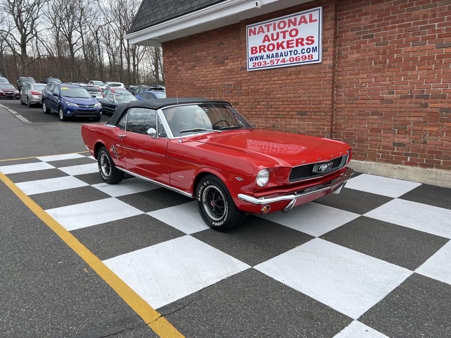 1966 Ford Mustang Convertible, available for sale in Waterbury, Connecticut | National Auto Brokers, Inc.. Waterbury, Connecticut