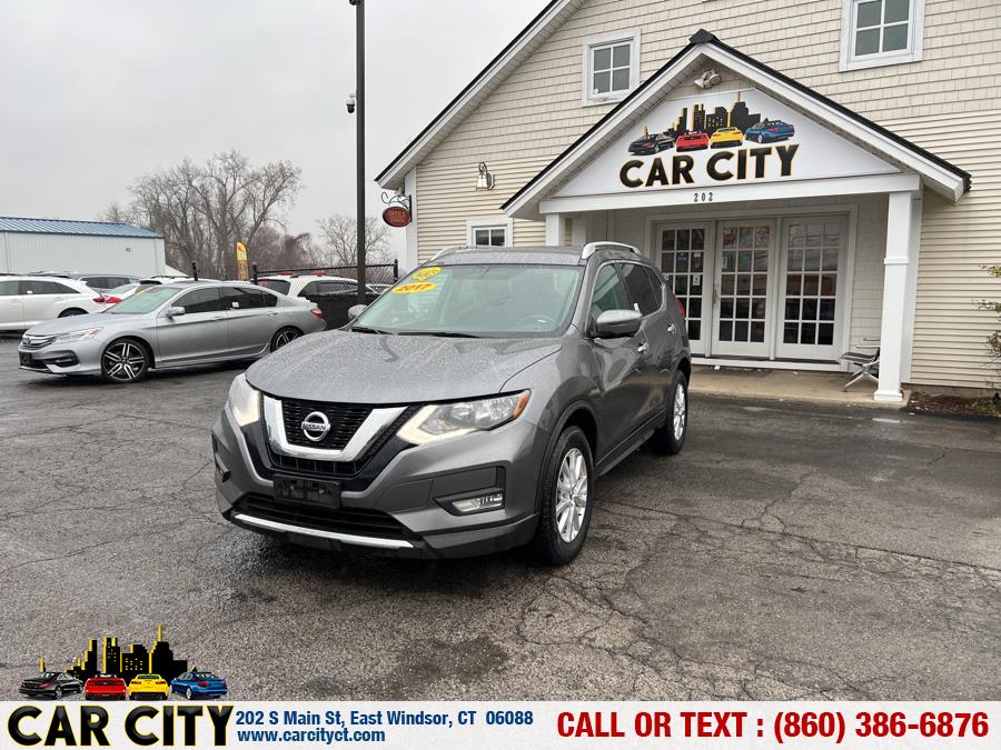 2017 Nissan Rogue AWD SV, available for sale in East Windsor, Connecticut | Car City LLC. East Windsor, Connecticut