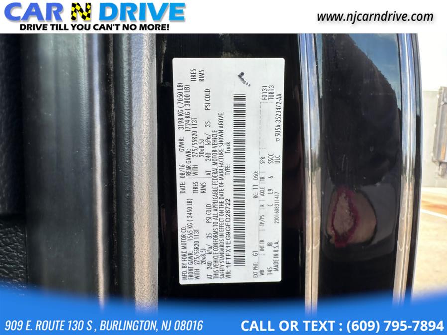 2016 Ford F-150 XLT SuperCab 6.5-ft. Bed 4WD, available for sale in Burlington, New Jersey | Car N Drive. Burlington, New Jersey 2016 Ford F-150 XLT SuperCab 6.5-ft. Bed 4WD, available for sale in Burlington, New Jersey | Car N Drive. Burlington, New Jersey